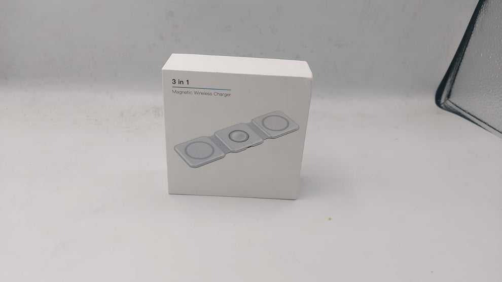 3-in-1 Wireless Charging Pad – Fast Qi-Certified Charger for iPhone, AirPods & Apple Watch