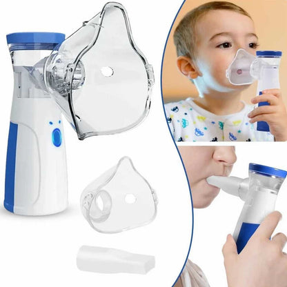Silent Portable Mesh Nebulizer | Compact USB-C Inhaler for Kids & Adults